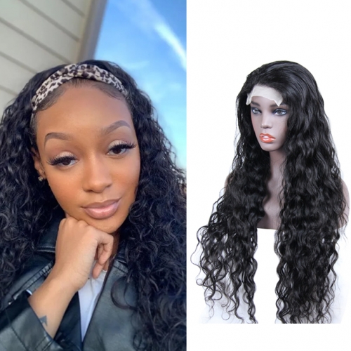 New Arrival Water Wave Lace closure wigs 4*4 5*5Brazilian 100% virginhair Human hair wigs