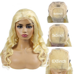Blonde Body Wave 4x4 & 5x5 Closure Wig Lace Closure Wig Human Hair Wig Glueless Pre Plucked Brazilian Hair Wig Virgin Wig