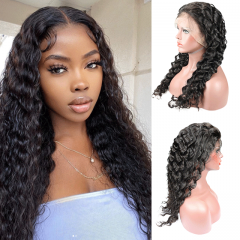 Loose Wave Lace 13*4 Frontal Wigs 100% Virgin Human Hair Glueless Frontal Lace Human Hair Wig Loose Wig any Density 10in-30inch